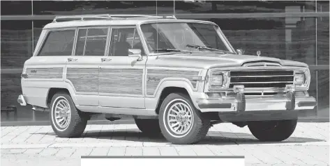  ?? FPI STUDIOS/ CHRYSLER ?? The Jeep Grand Wagoneer was made from 1963 to 1991.