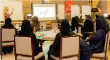  ?? Photo/Social media ?? The initiative aims to develop leadership skills of women working in the private sector and empower them to lead Saudi companies.