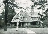  ?? Contribute­d photos ?? Architect E.G.W. Dietrich, who designed the Luther Turner house in Torrington — shown in earlier days at left, and recent times, above — will be the subject of a free talk June 6 in the Torrington Historical Society’s Carriage House Gallery.