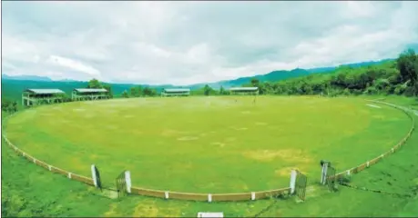  ?? HT PHOTO ?? The Suaka Cricket Ground in Sihhmui, Mizoram, has hosted local games in the past and will serve as the state team’s home ground this season.