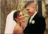  ?? SUBMITTED PHOTO ?? Clinton Cunningham with on their wedding day. his bride, Kelly,