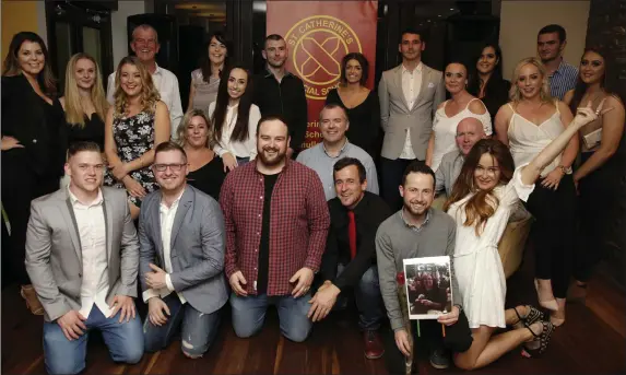  ??  ?? The cast of Strictly St Catherine’s 2017 at the launch in the Mount Kennedy Inn last Saturday night.