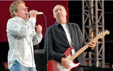  ?? GETTY ?? The Who performing in 2006. Their movie Quadrophen­ia depicted mods and rockers in pitched battles. But the reality was starkly different and led to the phrase ‘‘moral panic’’.