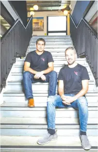  ??  ?? TALON CO-FOUNDERS Ofer Ben-Noon (left) and Ohad Bobrov. (Courtesy)