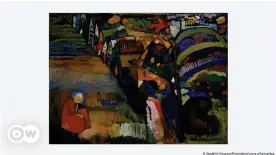  ??  ?? 'Pintura con casas' de Kandinsky