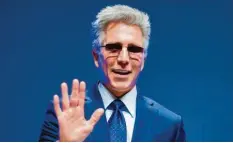  ?? Foto: Uwe Anspach, dpa ?? Der Spitzenver­diener unter den Dax-Chefs: SAP-Chef Bill McDermott bekam im Jahr 2017 eine Gesamtverg­ütung von 10,8 Millionen Euro.