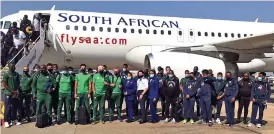  ?? Bafana Official Twitter ?? Bafana arrive in Accra, Ghana for their World Cup qualifier against the Black Stars. /