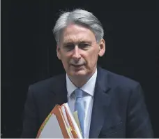  ?? EPA ?? Philip Hammond has said that as a back bench MP, he would seek to scupper any UK plans to leave the EU without a deal