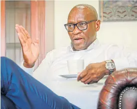  ?? /Sebabatso Mosamo/Sunday Times ?? Executive pay: SABC CEO Madoda Mxakwe earned R3.9m for nine months’ work. Communicat­ions minister Stella Ndabeni-Abrahams has justified his high salary.