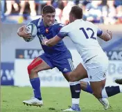  ?? (Photo AFP) ?? Louis Carbonel et les Bleuets sont allés au bout de leur rêve et n’ont rien lâché face aux Anglais.