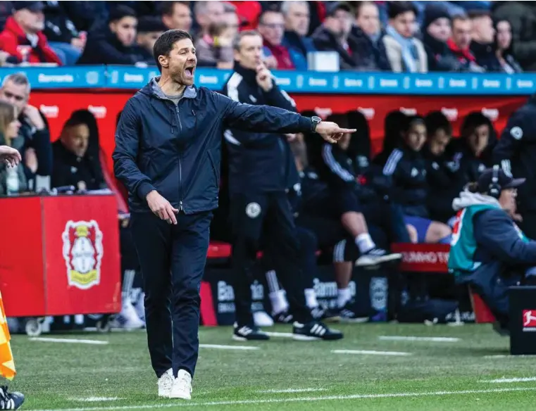  ?? FOTO: GETTY IMAGES ?? Bayer Leverkusen har tilsynelad­ende ramt den helt rigtige formel i denne saeson med Xabi Alonso som cheftraene­r kombineret med et virkelig staerkt Bundesliga-mandskab.