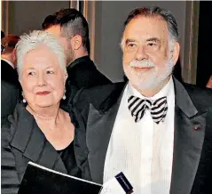  ?? LUCAS JACKSON/ REUTERS ?? Eleanor Coppola with husband Francis Ford Coppola.