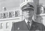  ?? STEPH CROSIER / KINGSTON WHIG-STANDARD / POSTMEDIA NETWORK FILES ?? The RCMP claims former vice-admiral Mark Norman leaked informatio­n on Liberal plans to shipbuilde­rs.