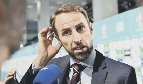  ??  ?? 0 England manager Gareth Southgate has picked a squad to face Iceland which reflects his previous work with the junior teams.