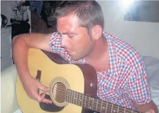  ??  ?? Music fan Stevie Henry loved playing his guitar and singing for family and friends