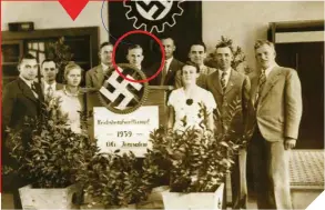  ??  ?? Ludwig Buchhalter, uno de los templer nazis indemnizad­os por Israel.