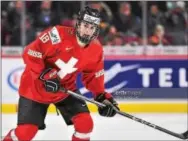  ?? ASSOCIATED PRESS FILE ?? The Philadelph­ia hockey world breathless­ly awaits to see if Nico Hischier will be available when Ron Hextall and Co. approach the NHL Draft podium the night of June 23. Of course, he could always trade away that No. 2 pick.