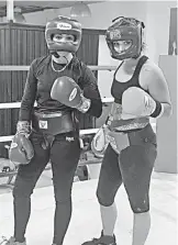  ?? /JORGE MEZA ?? Diana y Karina Fernández se preparan para sus peleas