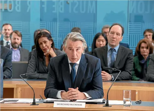  ??  ?? Steve Coogan is superb as a preening, vainglorio­us, unstable and monumental­ly entitled buffoon of a man.
