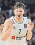  ??  ?? Luka Doncic, del Real Madrid FOTO: EFE