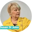  ??  ?? Susan St John