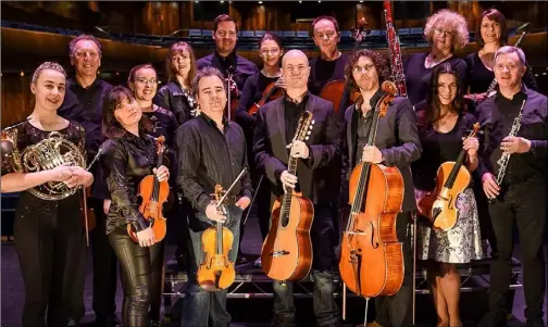  ??  ?? Music Network Artist Residency in partnershi­p with the National Opera House and Wexford County Council Artist residency with guitarist Redmond O’Toole at the launch of the Wexford Sinfonia concert in the National Opera House which takes place this Saturday.