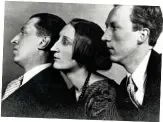  ??  ?? Successful siblings: (From left) Sacheverel­l, Edith and Osbert Sitwell