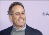  ?? MAT HAYWARD — GETTY IMAGES ?? Jerry Seinfeld, shown in January, makes his directoria­l debut in his movie “Unfrosted.”