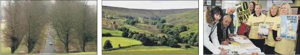  ??  ?? Clumber Park is a Grade I-listed parkland, heathland and woodland described as ‘beautiful’. The North York Moors is protected from within its borders, but drilling could take place from the sides. Local volunteers have started petitions against...