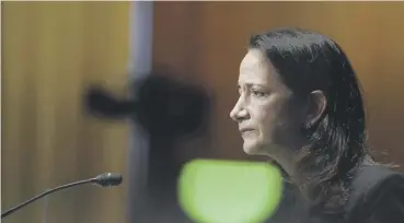  ??  ?? 0 Nominee for director of national intelligen­ce Avril Haines speaks during her confirmati­on hearing