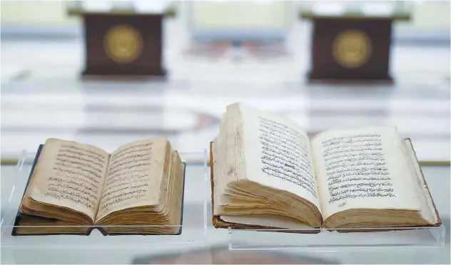  ?? WAM ?? Both the books are considered the rarest ± manuscript­s of the world.