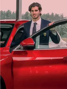  ??  ?? Antonio Giovinazzi, 23 anni, pugliese terzo pilota della Ferrari