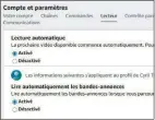  ?? ?? Pour plus de confort, désactivez la lecture automatiqu­e et les bandes-annonces.