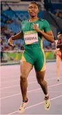  ?? GETTY ?? A Rio Caster Semenya, 30 anni, all’arrivo degli 800 all’Olimpiade di Rio 2016