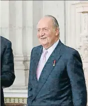  ?? GCH / GTRES ?? Padre e hijo, en la ceremonia de abdicación del rey Juan Carlos