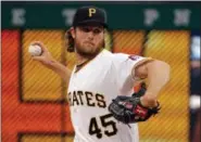  ?? GENE J. PUSKAR — THE ASSOCIATED PRESS FILE ?? Pirates starter Gerrit Cole’s contract could make him an attractive option for teams looking for a pitcher in the trade market.