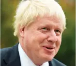  ??  ?? Britain’s Foreign Secretary Boris Johnson