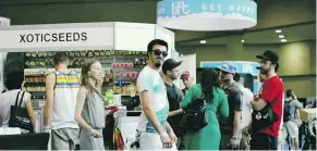  ??  ?? The Lift Cannabis Expo in Toronto drew more than 10,000 people in May. Organizers expect a similar number in Vancouver this weekend.