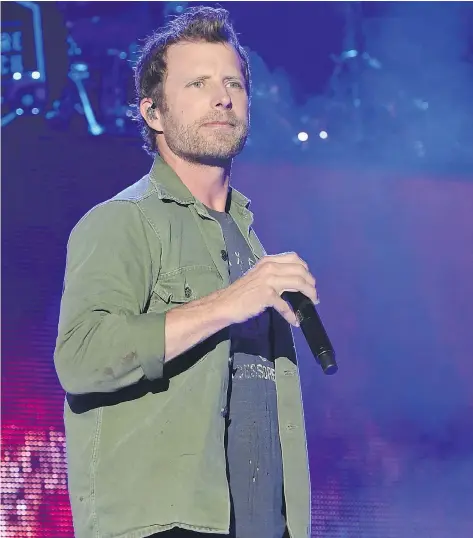  ?? RICK DIAMOND/GETTY IMAGES ?? Fans at the Saskatchew­an Roughrider­s game on Friday got the news first via a video billboard announceme­nt that Dierks Bentley will be the Friday headliner at Country Thunder 2018. With 15 No. 1 singles, Bentley is one of the most recognizab­le names in...