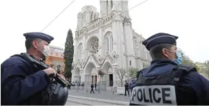  ??  ?? Notre Dame: It is only half a mile from the scene of the 2016 attack