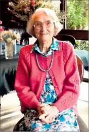  ??  ?? Great age: Edith Perry turns 100