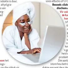  ??  ?? Nog ’n bonus is jy verdien nie net lojaliteit­spunte op die winkel se beloningsp­rogram nie; jy verdien dit ook op ander soortgelyk­e programme wat aan jou bankkaart gekoppel is, soos eBucks of U-Count.