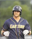  ?? Julio Cortez / Associated Press ?? Tim Tebow during the second inning of the Eastern League All-Star game July 11 in Trenton, N.J.