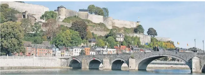  ?? FOTO: ROLF MINDERJAHN ?? Ab dem 16. Jahrhunder­t wuchs Namur zur bedeutende­n militärisc­hen Bastion heran – und schließlic­h gar zur einst größten Festungsst­adt Europas.