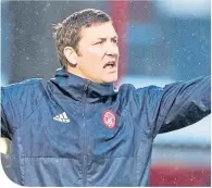  ??  ?? Hamilton Accies manager Martin Canning