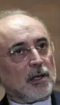  ??  ?? Ali Akbar Salehi. El jefe nuclear de Irán habla durante una entrevista.