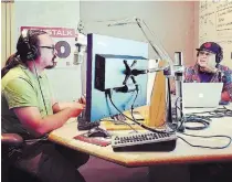  ?? SPECIAL TO TORSTAR ?? Karl Dockstader, left, and Sean Vanderklis, hosts of “One Dish, One Mic,” are winners of the CJF-CBC Indigenous Fellowship.