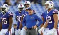  ?? THE ASSOCIATED PRESS FILE ?? The big news in Buffalo this year is the coming of rookie head coach Sean McDermott, so it’s not going to be a very exciting season for the Bills, who haven’t made the playoffs since 1999, longest drought in the league. Tack on another in 2017.