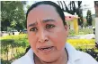  ??  ?? REINA SANTOS Empleada de Salud