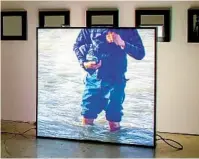  ?? QUINT GALLERY ?? “Walking on Water” by Alfredo Jaar